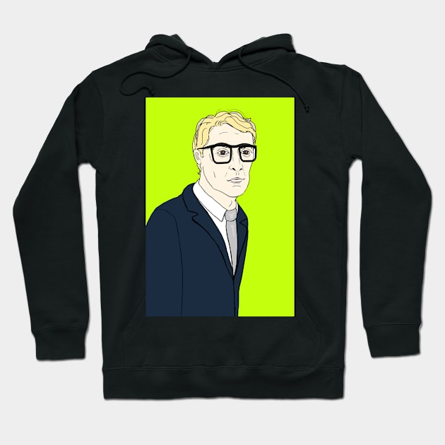 Michael Caine - sixties icon Hoodie by Happyoninside